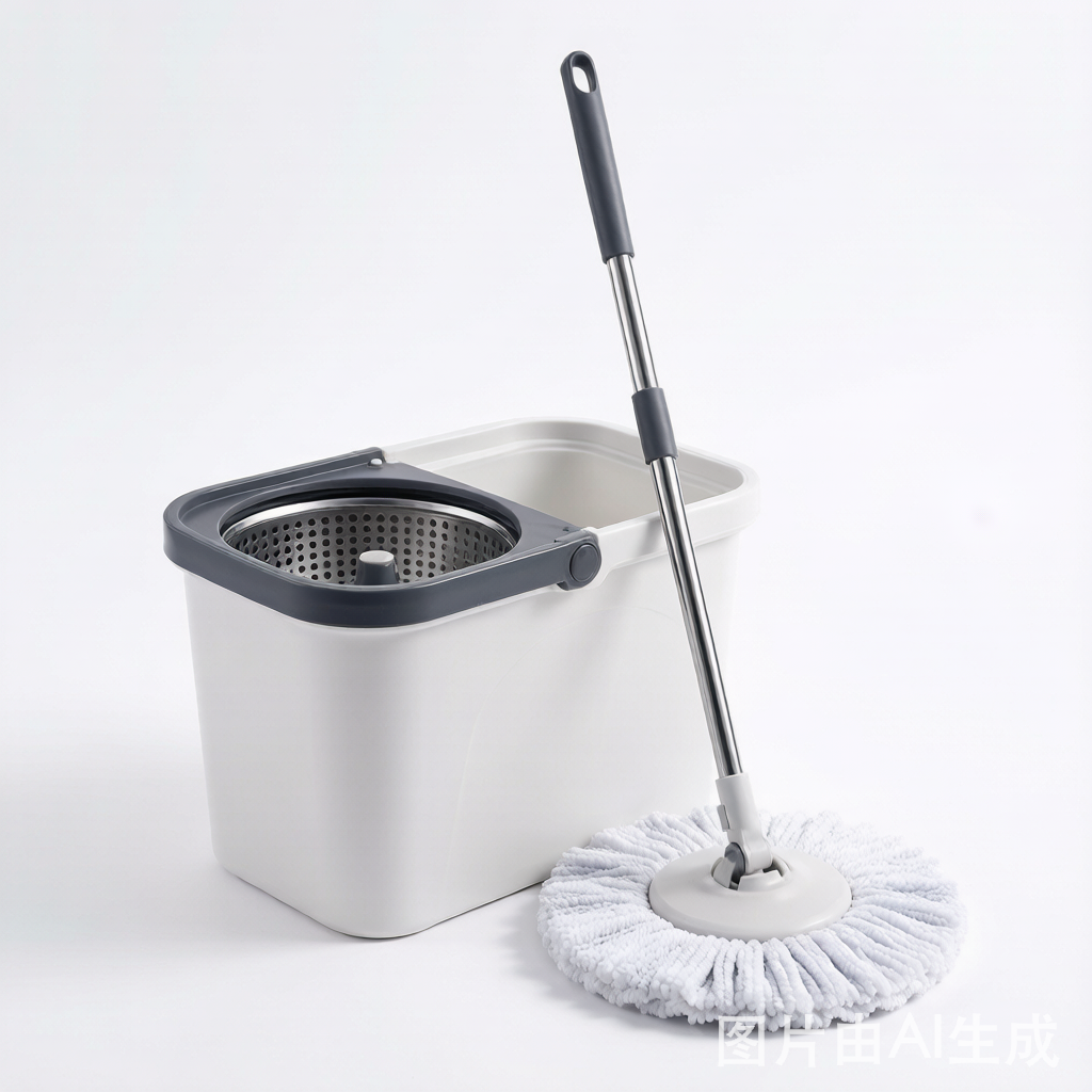 妙洁旋转拖把 免手洗 挤水套装
